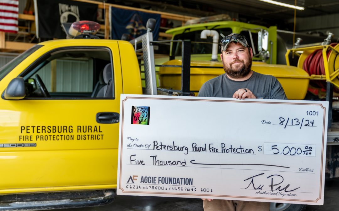 $5,000 donation to Petersburg Fire Protection District! 🚒