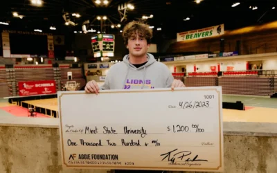 $3,200 donated to Minot State University!