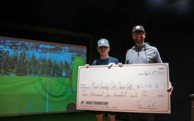 $2,500 donation was made to Minot Country Club Junior Golf!