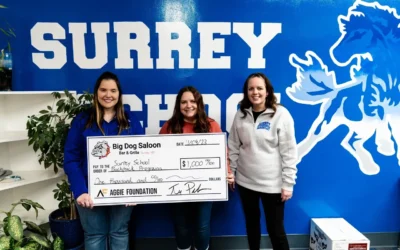$1,000 Donated to The Surrey School Backpack Program