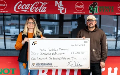 $1,650 Donated to MSU & Haley Sundsbak Memorial Endowment