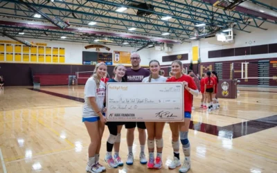 $1,000 Donated to the Minot High Volleyball Boosters Club