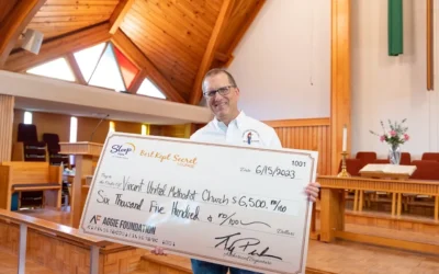$6,500 Donated to The Vincent Methodist Episcopal Church