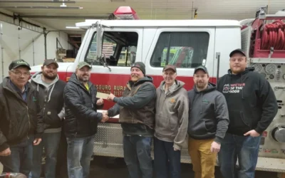$10,000 donation to Petersburg Rural Fire Protection District!
