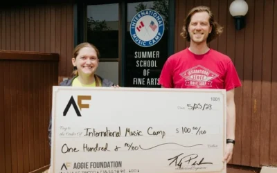 $100 Donated to International Music Camp