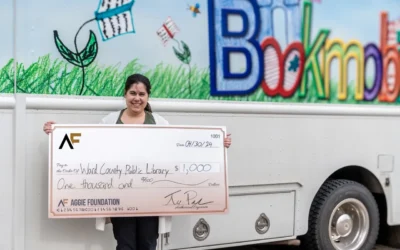 $1,000 donation was made to Ward County Public Library