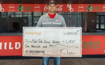 $1,000 Donated to Minot State University Beaver Boosters