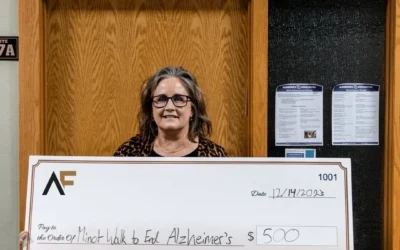 $500 Donated to Walk to End Alzheimer’s