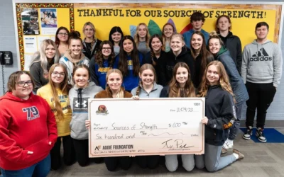 $600 Donated to Velva Sources of Strength