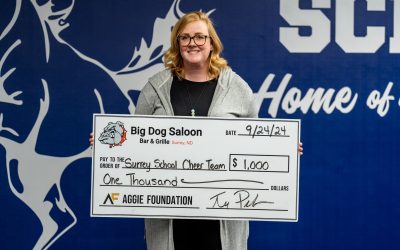 $1,000 Donated to Surrey School Cheer Team!
