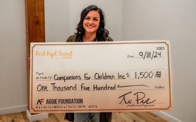 $1,500 Donated to Companions for Children – Youth Mentoring!
