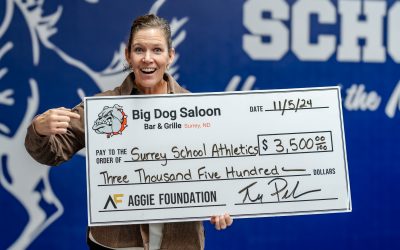 $3,500 Donated to Surrey School Athletics!