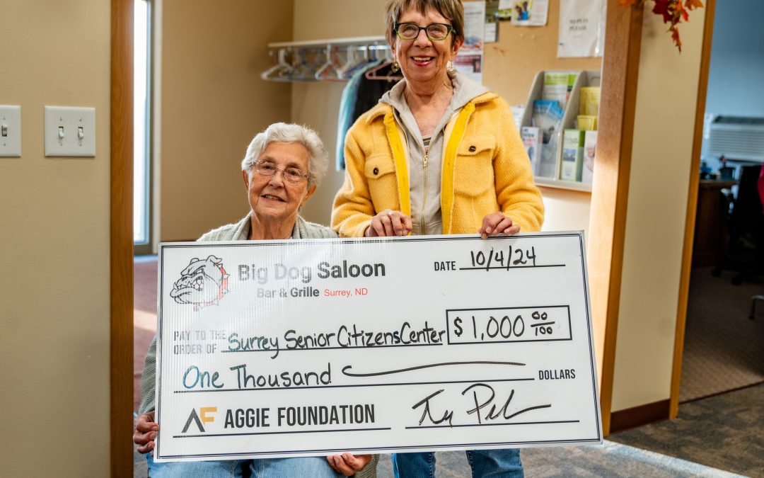 $1,000 Donation to the Surrey Senior Citizens Center!
