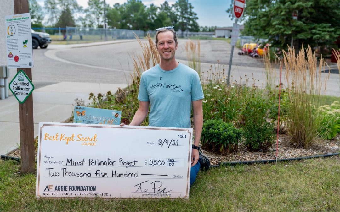$2,500 Donation to Minot Pollinator Project!