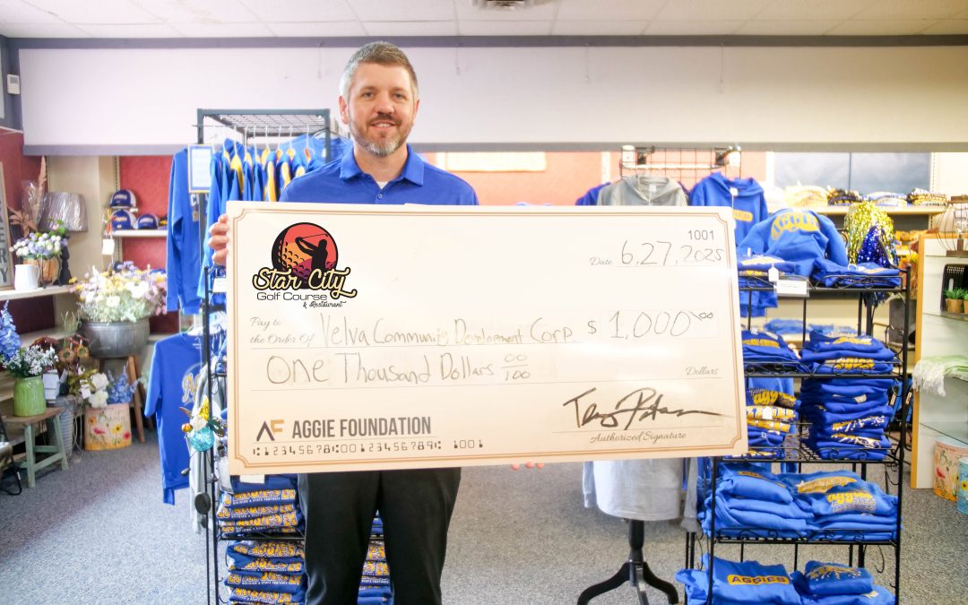 Inspirational & Uplifting: $1,000 Donation Supports Velva Community Development Corporation